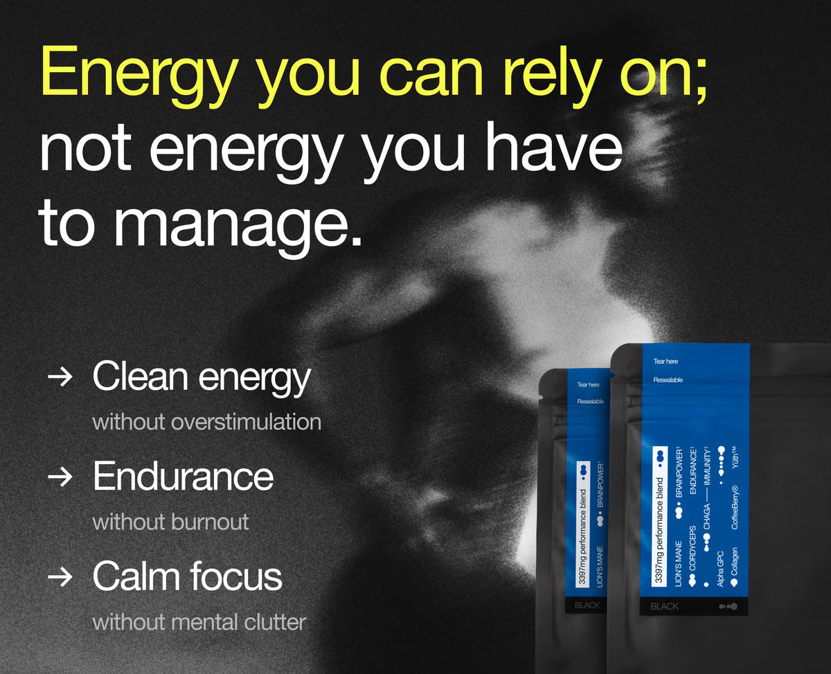 MAGIK product ad focused on endurance and focus